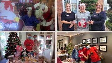 Christmas fun at St Clares Court care home